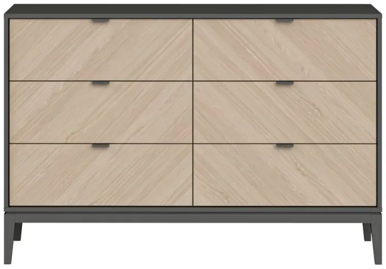 Комод Ellipse Fjord, 136x49x90.4 см, темно-серый