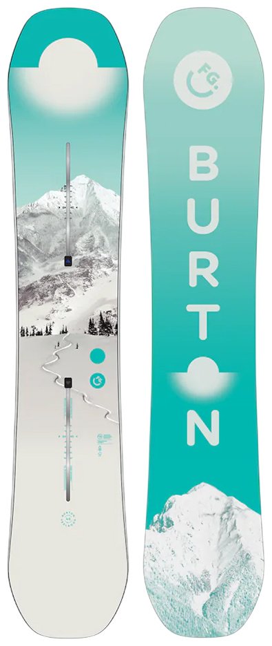 Сноуборд BURTON Feelgood Flying V - 2026 1070919E1VRG 2026 149 зеленый