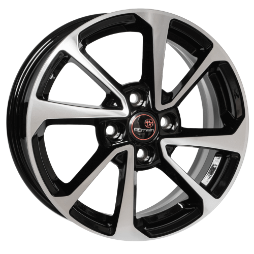 Диски Remain R105 4х100 R15х6 СВ60.1 ЕТ50 алмаз черный