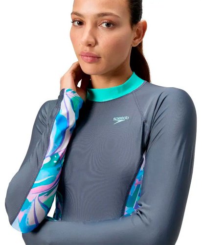 Рашгард Speedo серый купить,25900