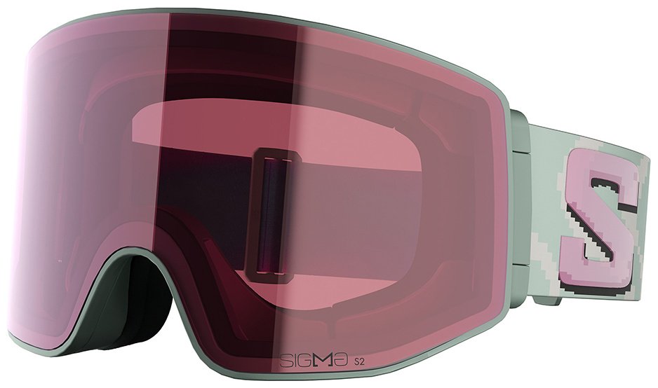 Маска горнолыжная Salomon Sentry Prime Sigma L47894500 зеленый размер one size