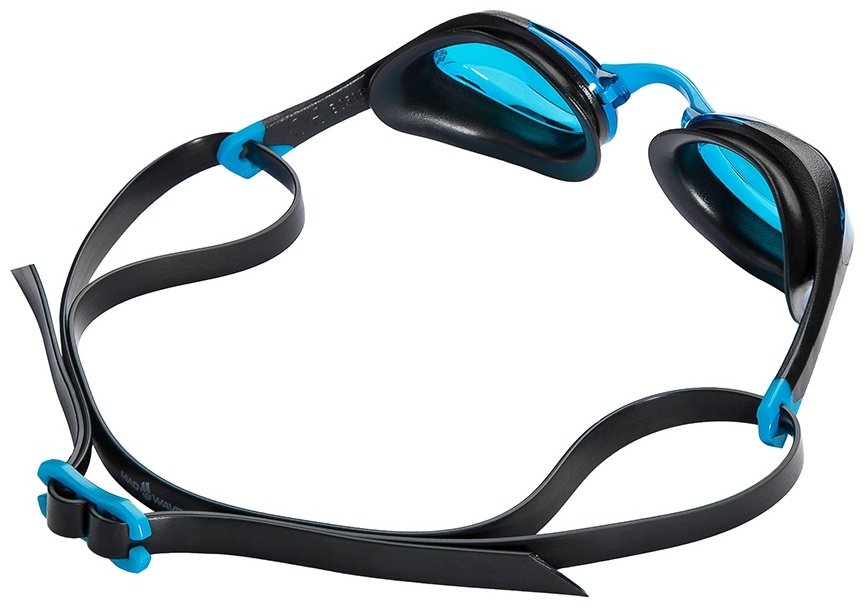 Очки Mad Wave Alien M0427 27 0 08W черный-голубой