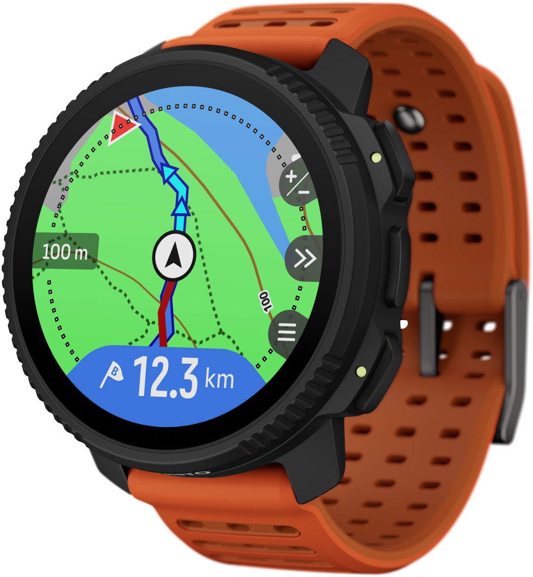 Смарт-часы Suunto VERTICAL 2 49 мм черный-оранжевый купить,438638