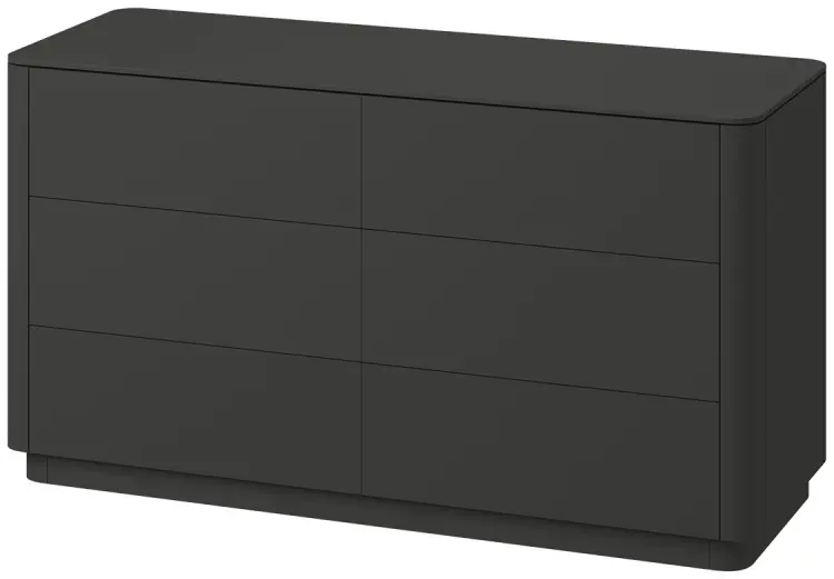 Комод Ellipse Tammi, 140x51x76 см, черный