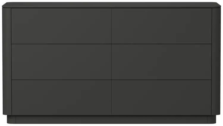 Комод Ellipse Tammi, 140x51x76 см, черный