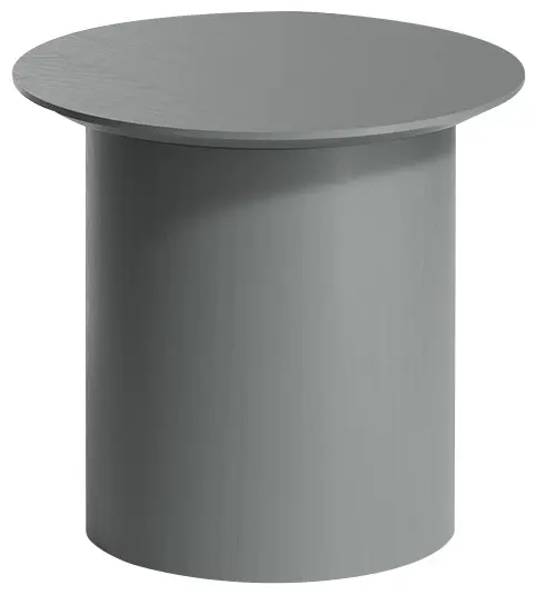 Журнальный столик Ellipse Type, 40х40x37.5 см, серый
