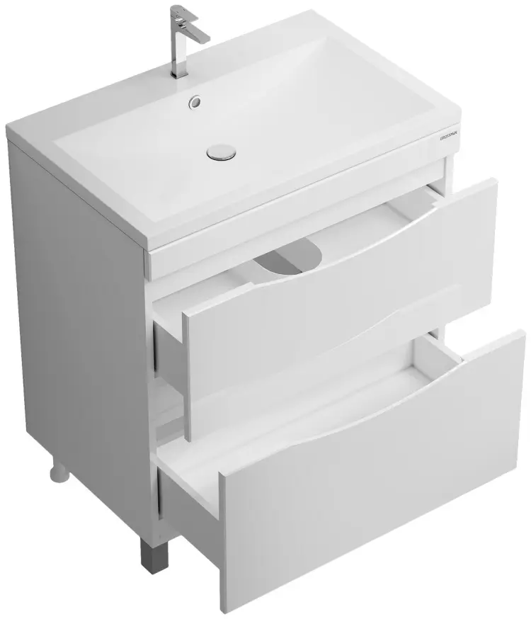 Тумба без раковины KABINKA.KZ ВИСТА-75, 72.8x81x47.2 см, белый купить,NaN