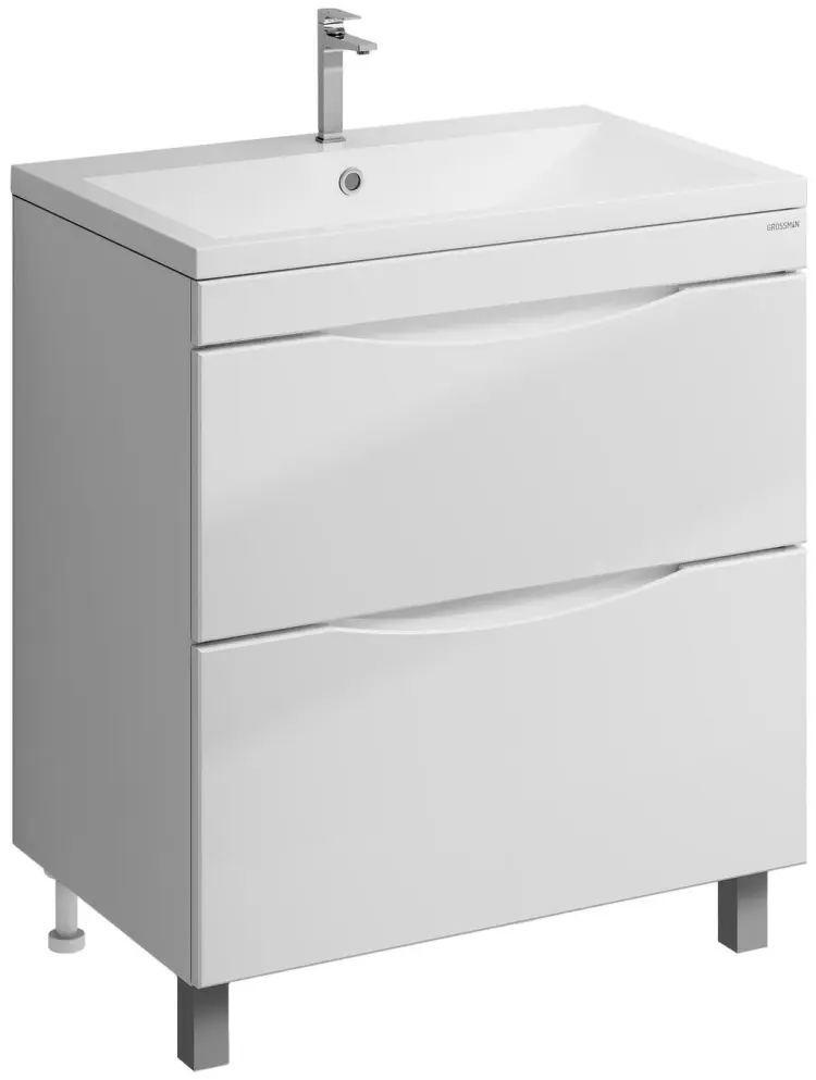 Тумба без раковины KABINKA.KZ ВИСТА-75, 72.8x81x47.2 см, белый купить,NaN