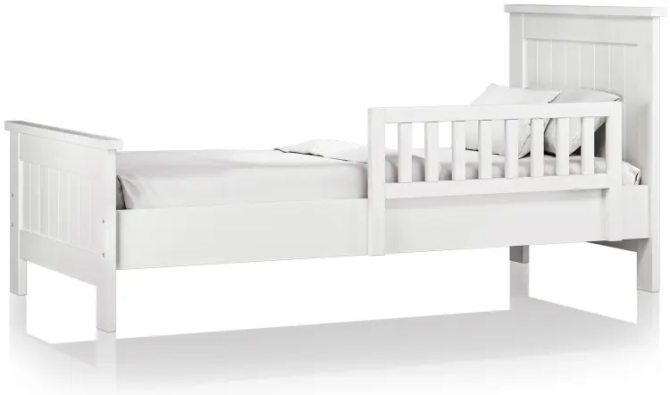 Кровать подростковая Ellipse Wood, 90x200 см, белый