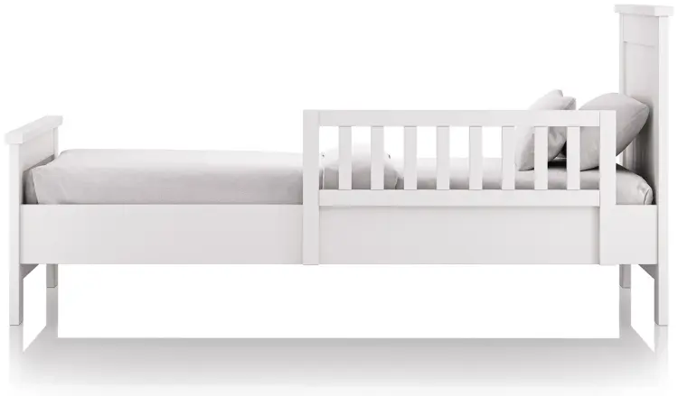 Кровать подростковая Ellipse Wood, 90x200 см, белый