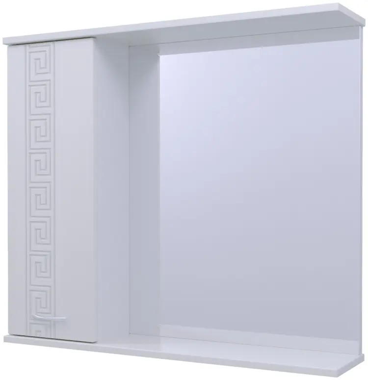 Шкаф зеркальный навесной KABINKA.KZ Афина, 60x17.5x70 см, белый купить,NaN