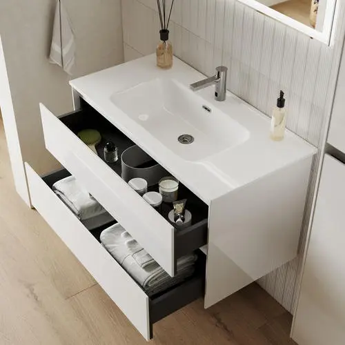 Тумба без раковины KABINKA.KZ CENTO 90, 89x50x45 см, белый купить,NaN