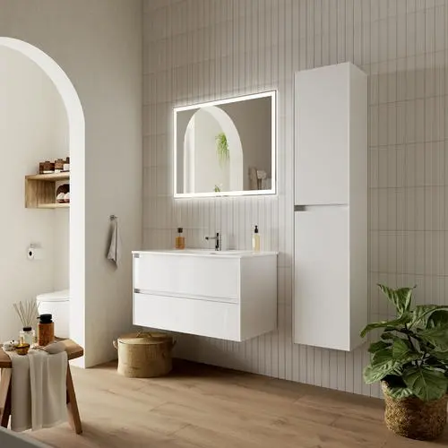 Тумба без раковины KABINKA.KZ CENTO 90, 89x50x45 см, белый купить,NaN