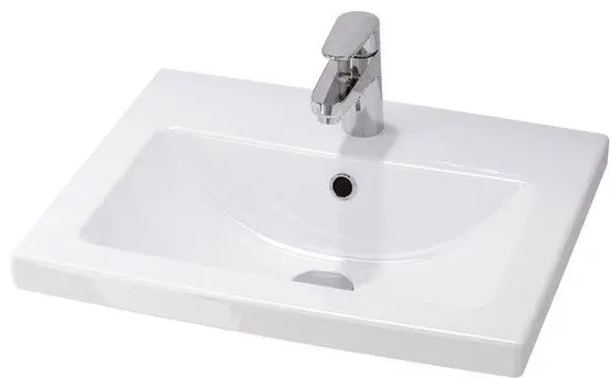 Тумба с раковиной KABINKA.KZ Флора COMO 500Т, 50x80x45 см, белый