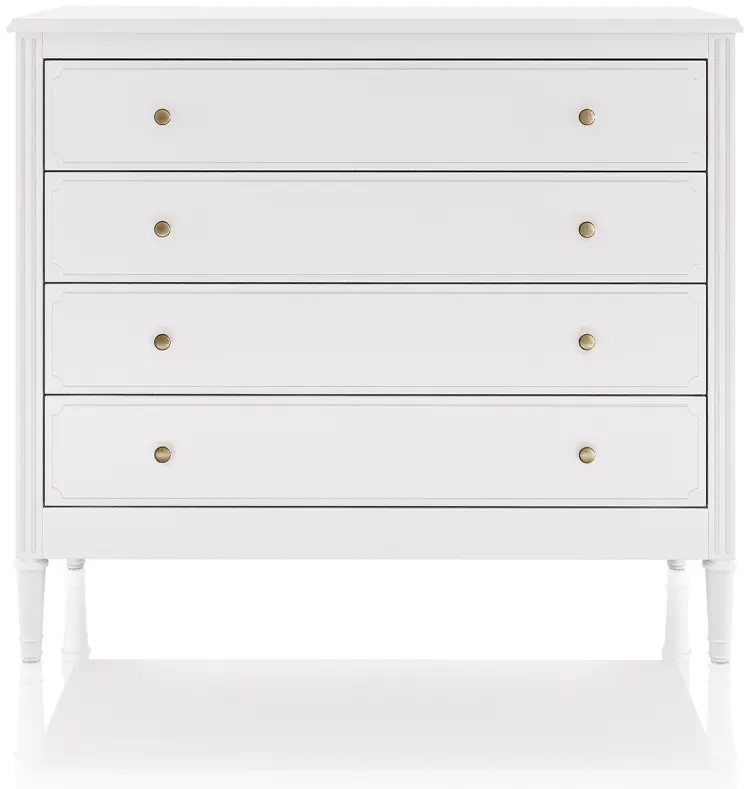 Детский комод Ellipse Elit, 107x46x94 см, белый купить,NaN