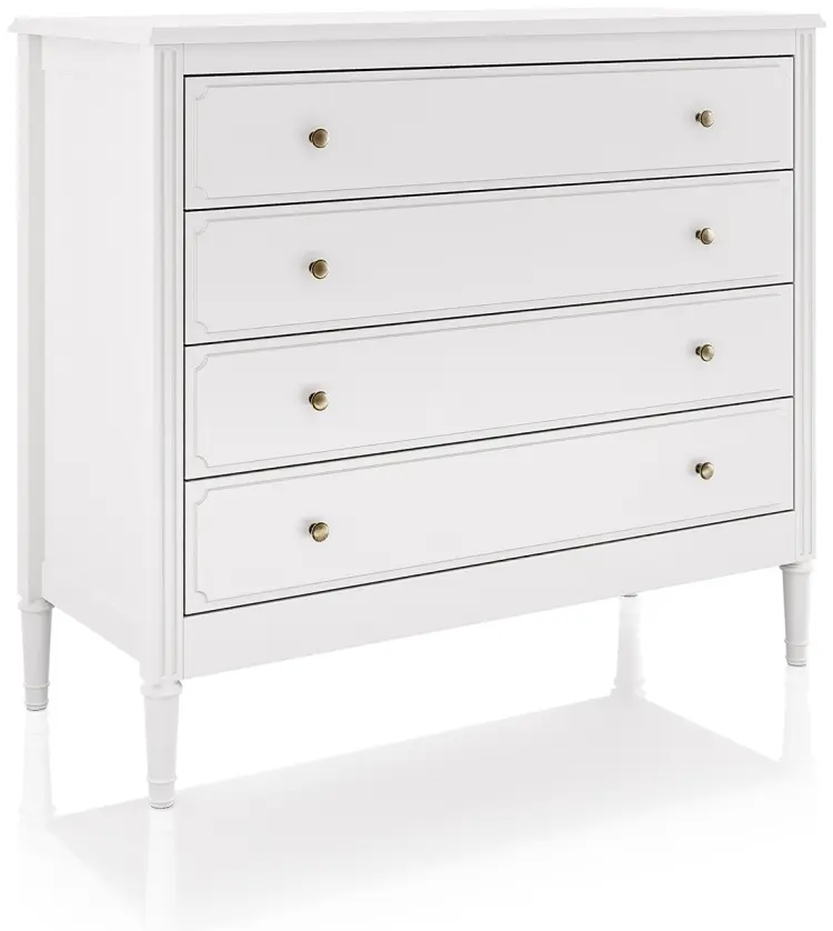 Детский комод Ellipse Elit, 107x46x94 см, белый купить,NaN