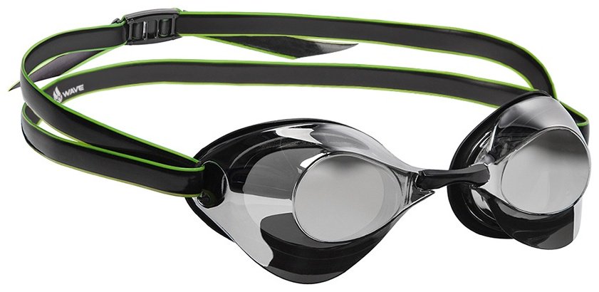 Очки Mad Wave Turbo Racer II Mirror M0458 07 0 01W черный