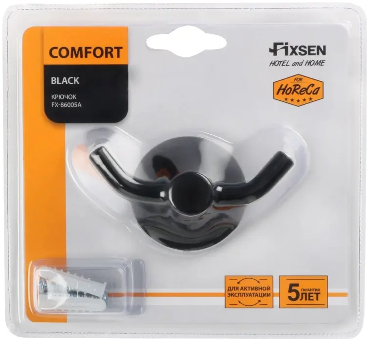 FIXSEN крючок FX-86005A 1 шт, нержавеющая сталь купить,NaN