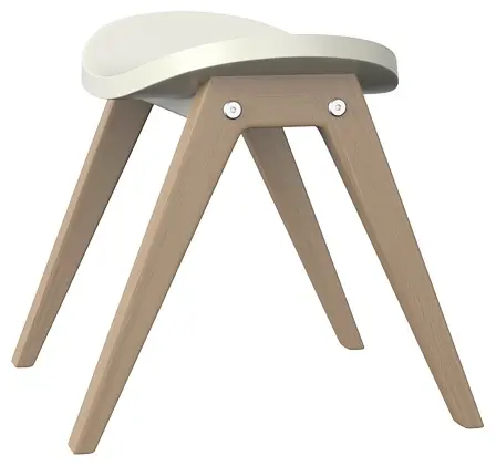 Детский табурет Ellipse Classic, текстиль, 37.8x29x24.8 см, бежевый