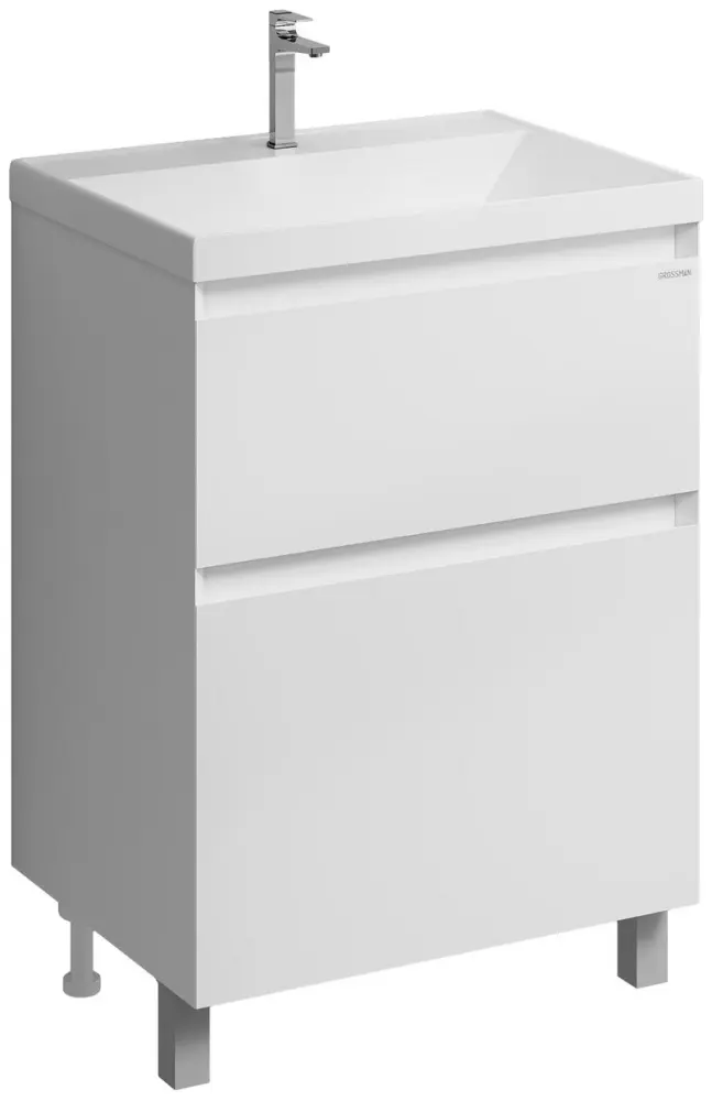 Тумба с раковиной KABINKA.KZ МЕРКАДО-60, 59.5x81.4x44.8 см, белый - ForteMarket Тумба с раковиной KABINKA.KZ МЕРКАДО-60, 59.5x81.4x44.8 см, белый купить,NaN