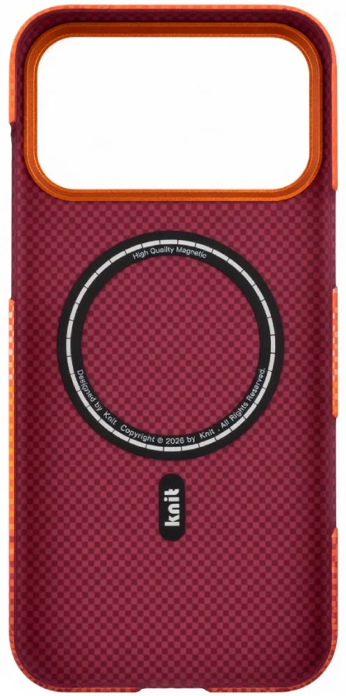 Чехол Knit для Apple iPhone 17 Pro KP-09/OR оранжевый купить,9990