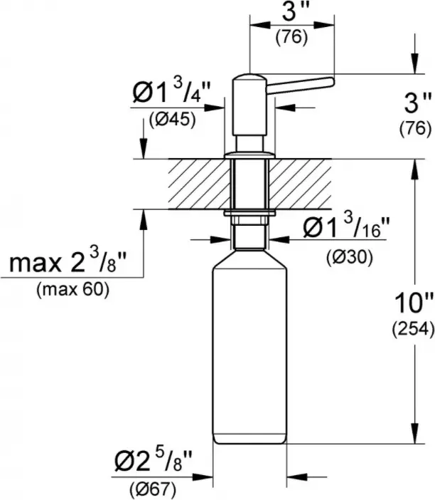 Дозатор для жидкого мыла Grohe Contemporary 40536000