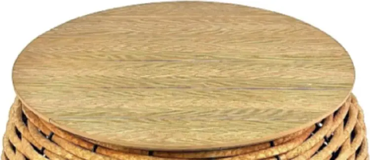 Садовый стол DeckWood 2983 коричневый 82х82х4 см