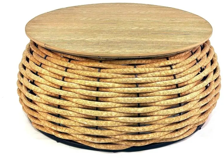 Садовый стол DeckWood 2983 коричневый 82х82х4 см