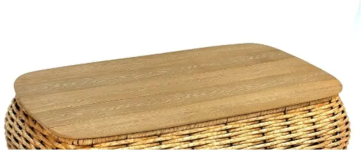 Садовый стол DeckWood 2977 коричневый 139х84х5 см