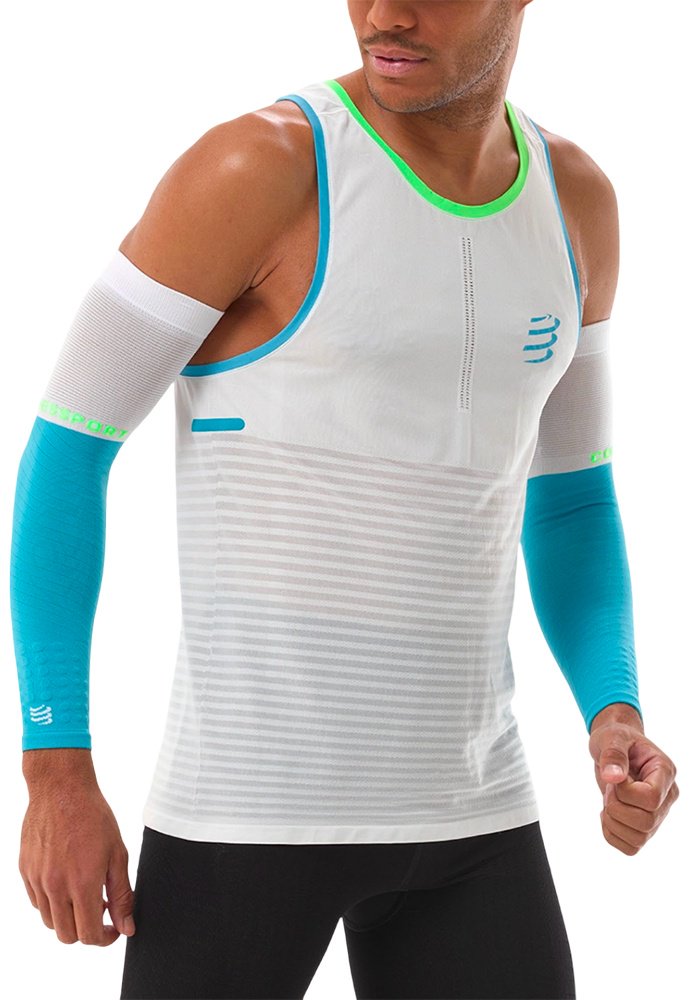 Майка Compressport белый купить,29900