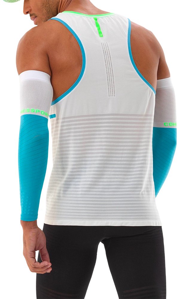 Майка Compressport белый купить,29900