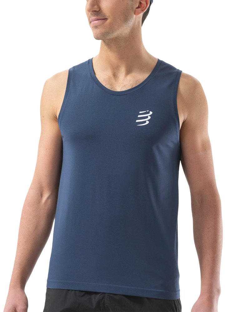 Майка Compressport синий купить,NaN