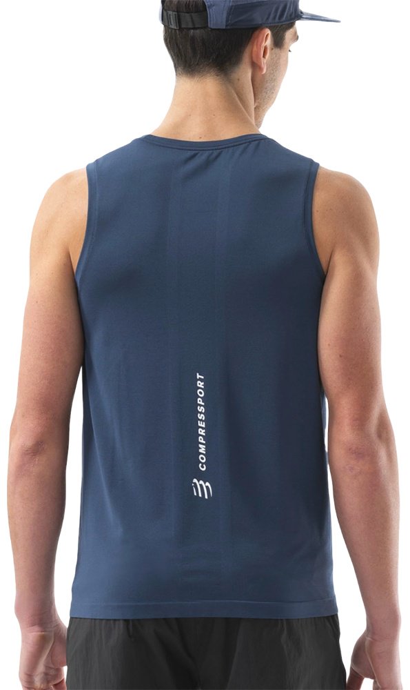 Майка Compressport синий купить,NaN