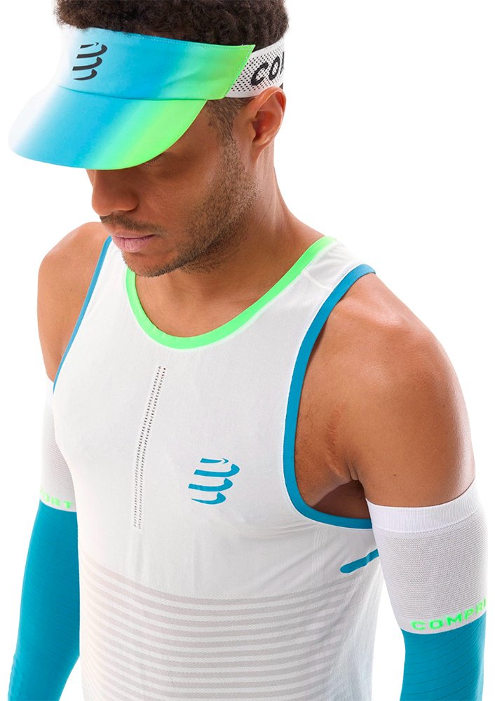 Майка Compressport белый купить,29900