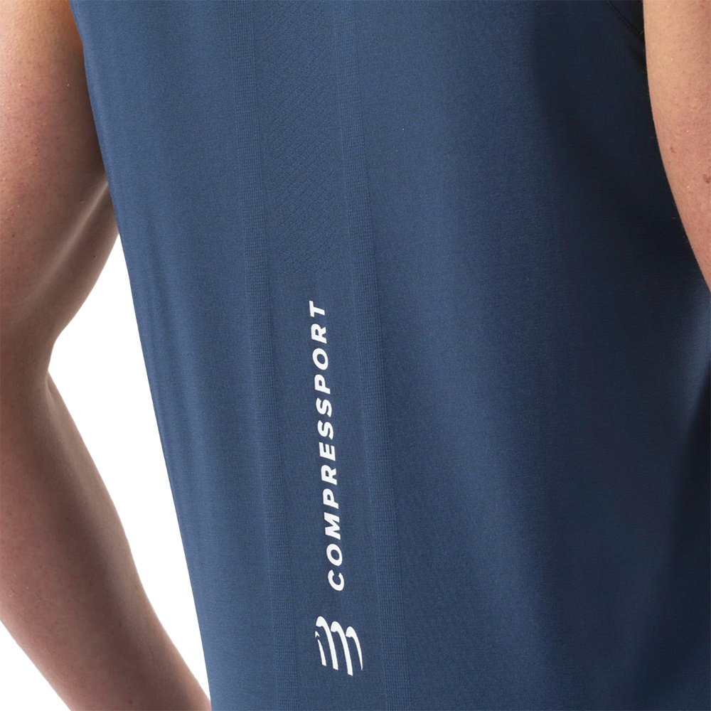 Майка Compressport синий купить,NaN