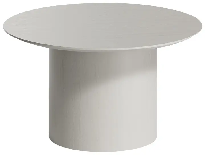 Журнальный столик Ellipse Type, 70х70x41 см, серый, бежевый