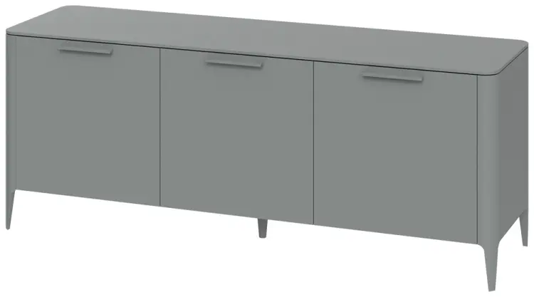 ТВ-тумба напольная Ellipse Type, 178x70x51 см, серый
