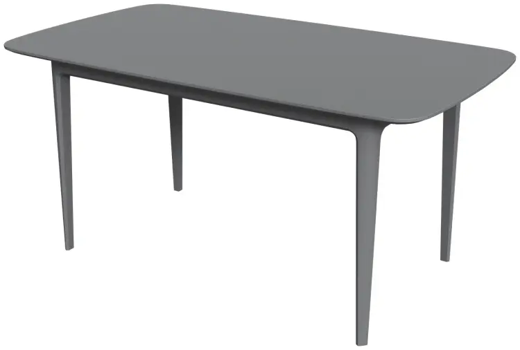 Обеденный стол Ellipse Tammi, 160х90x75 см, МДФ, серый