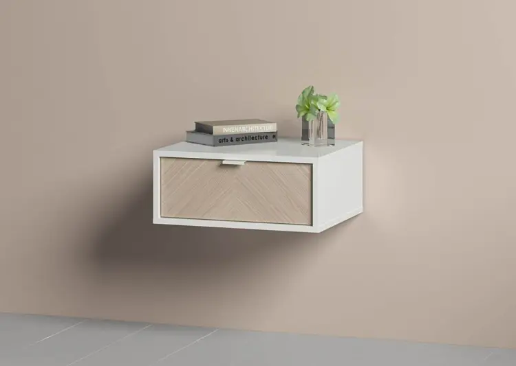 Тумба Ellipse Fjord, 47.4x18x41 см, белый