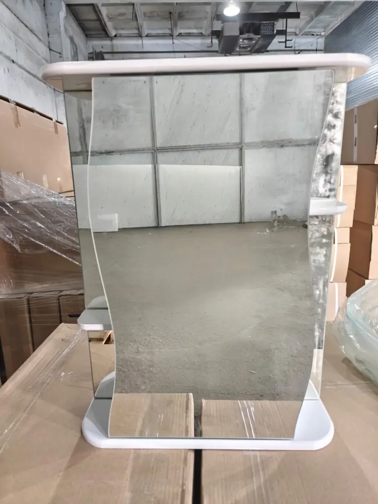 Шкаф зеркальный навесной KABINKA.KZ Лилия 55, 55x15x72 см, белый купить,NaN