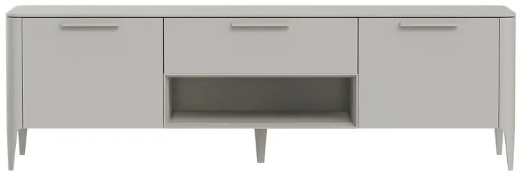 ТВ-тумба напольная Type, 178x55x51 см, серый, бежевый
