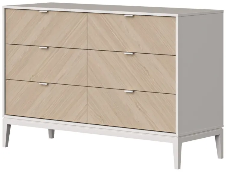 Комод Ellipse Fjord, 136x49x90.4 см, белый