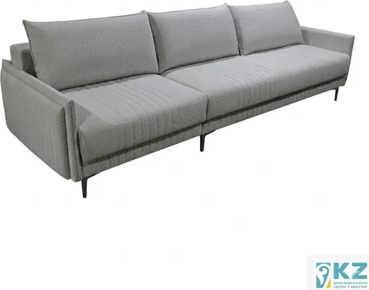 Диван Аврора, 315х110 см, обивка ткань, серый купить,NaN
