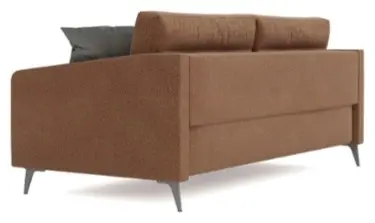 Диван Римини, 225х107 см, обивка ткань, коричневый купить,NaN