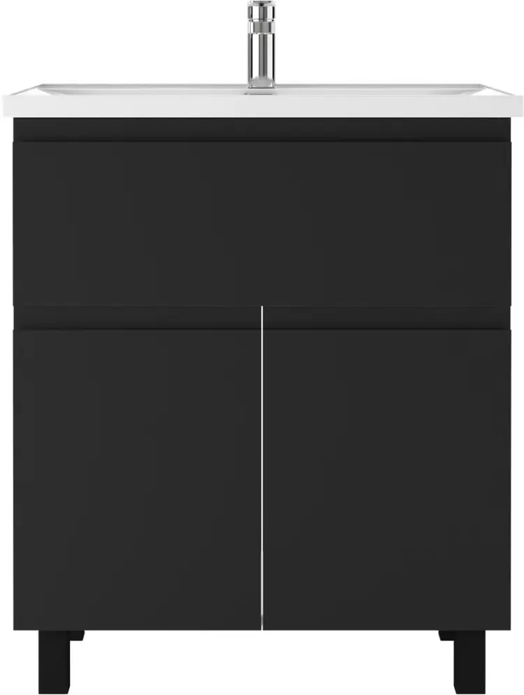 Тумба с раковиной KABINKA.KZ Байтерек, 67x72x49.6 см, графит купить,NaN