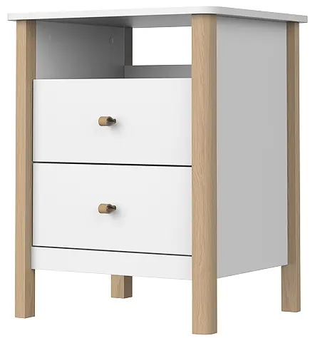 Тумба Ellipse Classic, 56x69x50 см, белый, коричневый