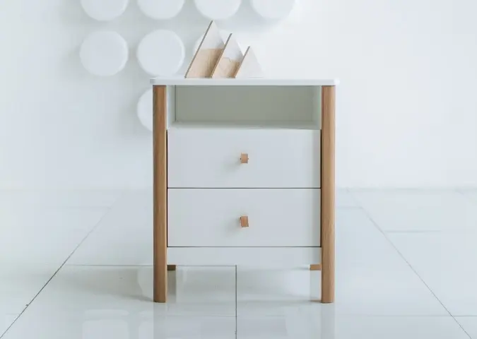 Тумба Ellipse Classic, 56x69x50 см, белый, коричневый