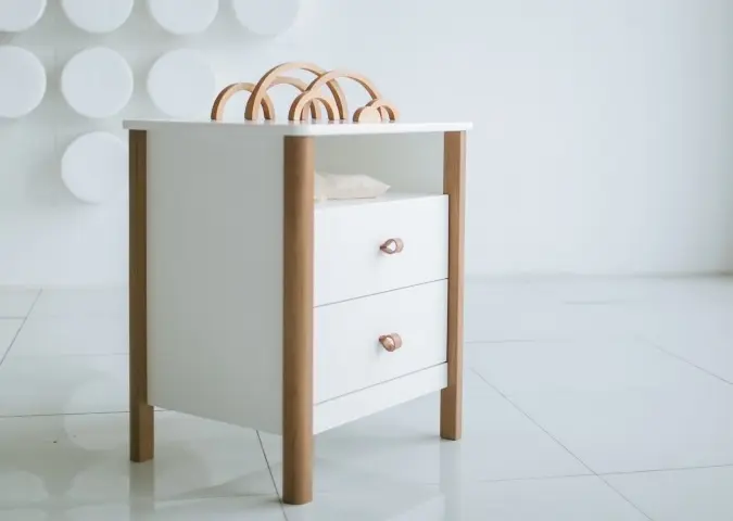 Тумба Ellipse Classic, 56x69x50 см, белый, коричневый