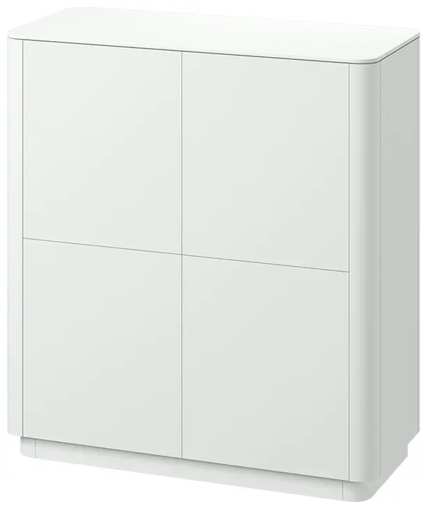 Комод Ellipse Tammi, 100x45x109 см, белый