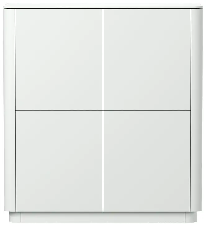 Комод Ellipse Tammi, 100x45x109 см, белый